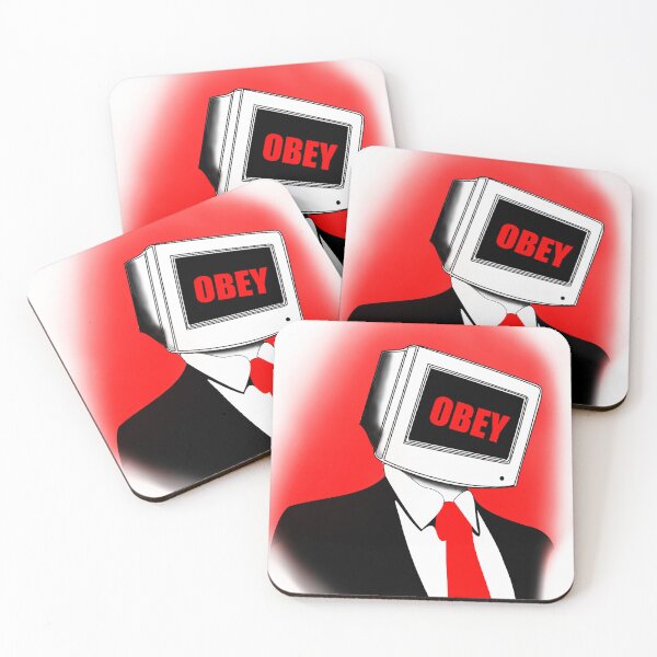 Item preview, OBEY Computer Man in Suit designed and sold by Dope-Ass-Decals.