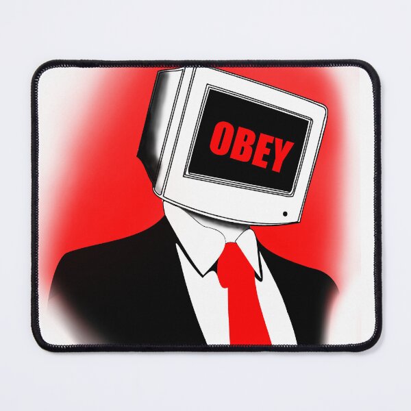 Item preview, OBEY Computer Man in Suit designed and sold by Dope-Ass-Decals.
