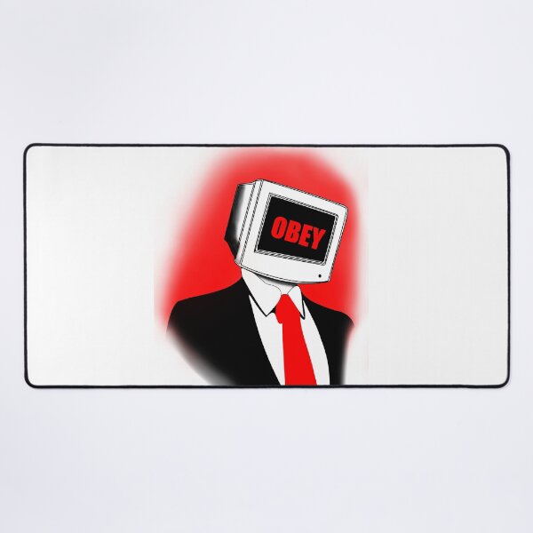 Item preview, OBEY Computer Man in Suit designed and sold by Dope-Ass-Decals.