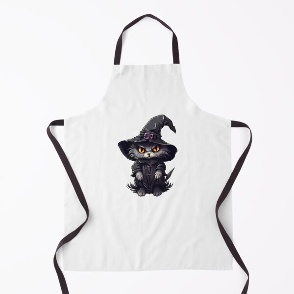 Item preview, Halloween Witch Cat: Enchanting Feline Magic for Spooky Nights designed and sold by hamishby.