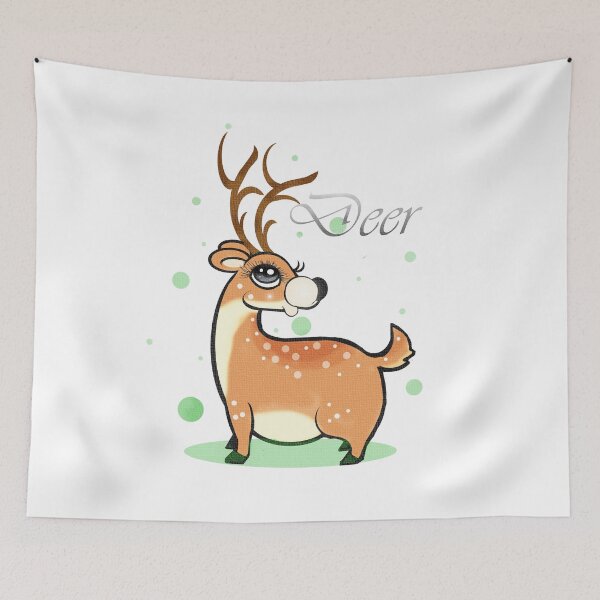Item preview, Chonky Deer  designed and sold by Shirley cute art .