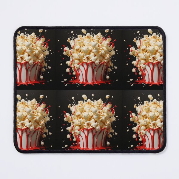 Item preview, Popcorn bombed from the bowl with red tomato sauce designed and sold by jinbomi.