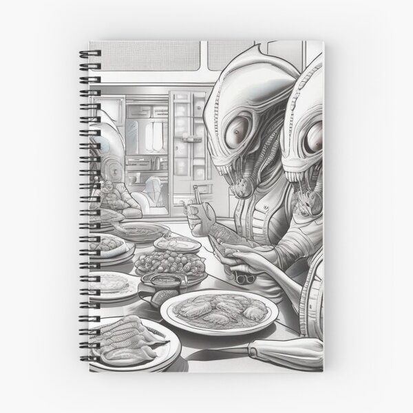 Item preview, "Xenomorph Feast: An Eerie Evening Repast" designed and sold by Soar Thumbz.