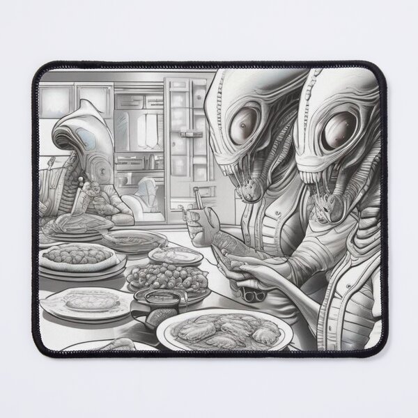 Item preview, "Xenomorph Feast: An Eerie Evening Repast" designed and sold by Soar Thumbz.