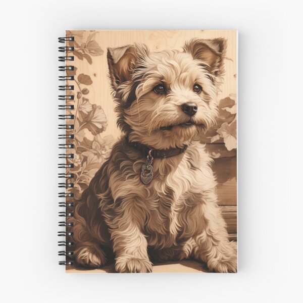 Item preview, Yorkipoo: The Lively Elegance of Wood (Pyro Pets Art - 064) designed and sold by pyropetsart.