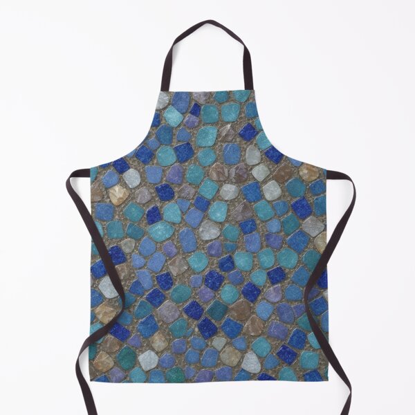 Item preview, Beautiful blue mosaic pattern like cobblestone designed and sold by fc2c.