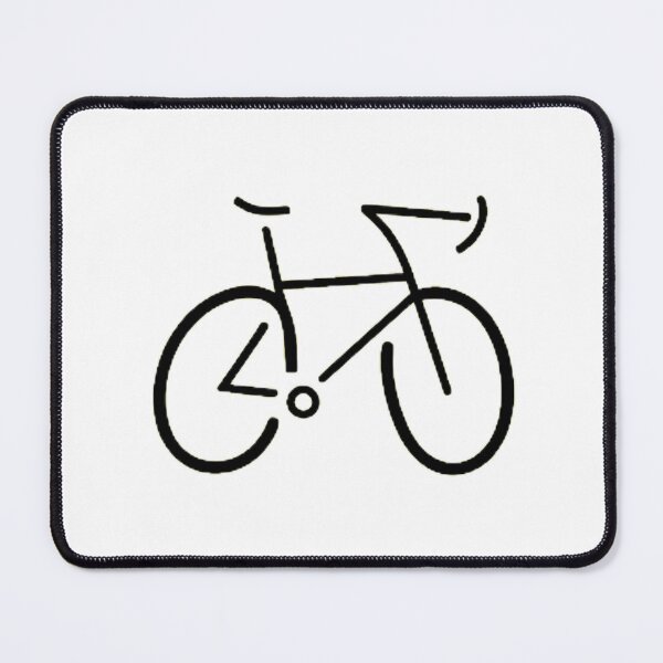 Item preview, black bicycle lines designed and sold by SabyDigitalArt.