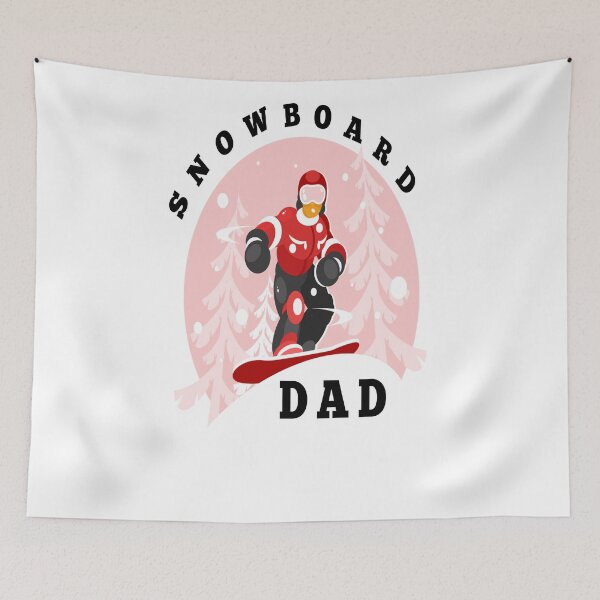 Item preview, snowboard dad with mountain designed and sold by MKshoper.