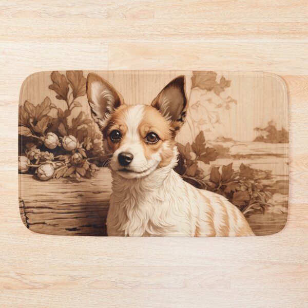 Item preview, Toy Fox Terrier: The Spirited Joy of Wood (Pyro Pets Art - 065) designed and sold by pyropetsart.