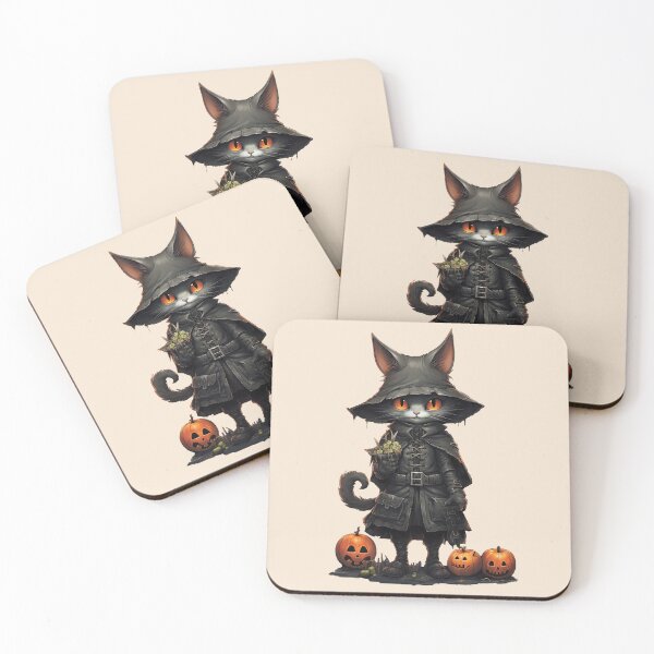 Item preview, Big Black Cat on Halloween #2 designed and sold by MaryFiore.