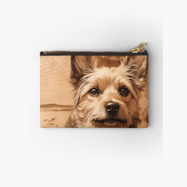 Item preview, Silky Terrier: The Graceful Elegance of Wood (Pyro Pets Art - 069) designed and sold by pyropetsart.