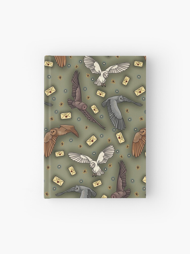 Thumbnail 1 of 3, Journal, Owl Post Blue (Green) designed and sold by smoothfoxill.