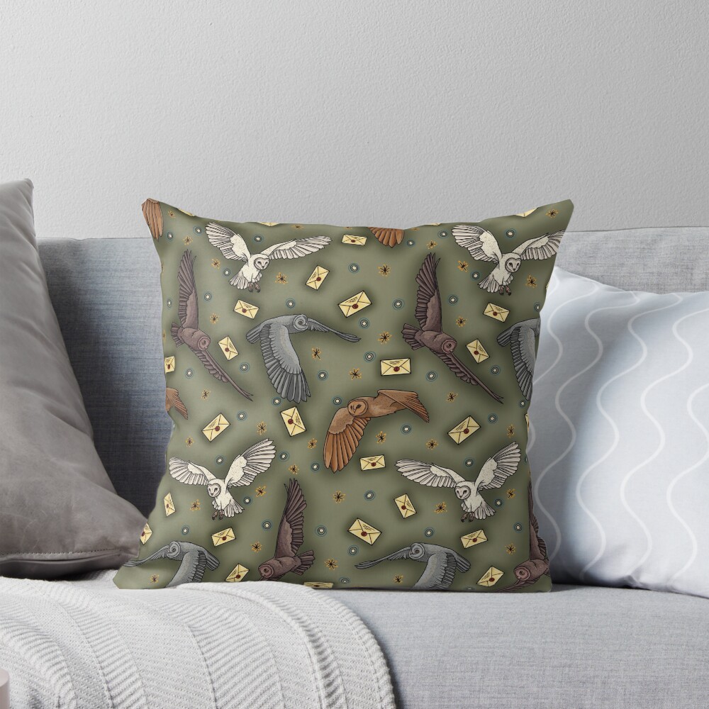Item preview, Throw Pillow designed and sold by smoothfoxill.