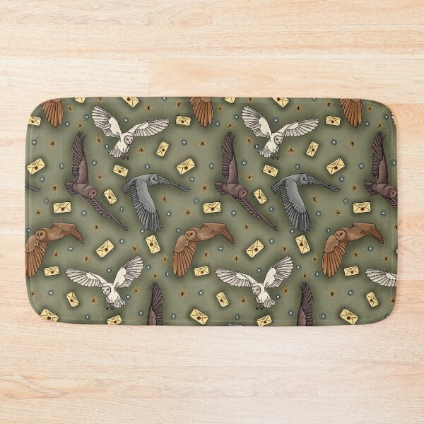 Item preview, Owl Post Blue (Green) designed and sold by smoothfoxill.