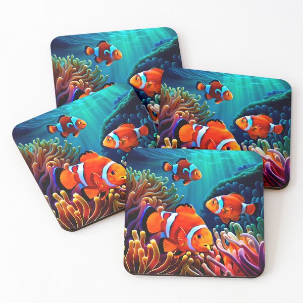 Item preview, Clown-Fishes under the sea designed and sold by artedamensagem.
