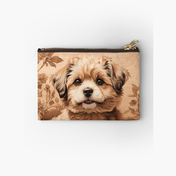Item preview, Shih Poo: The Endearing Charm of Wood (Pyro Pets Art - 072) designed and sold by pyropetsart.