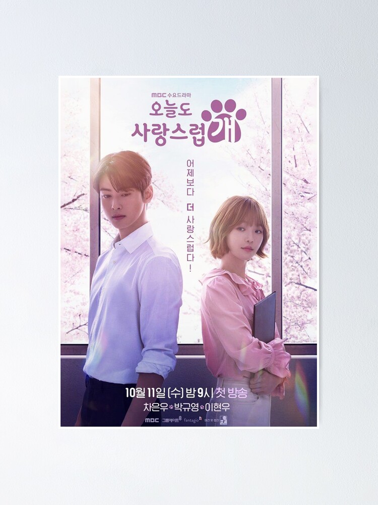 “A Good Day to Be a Dog Kdrama” Poster for Sale by Kdramasaddict