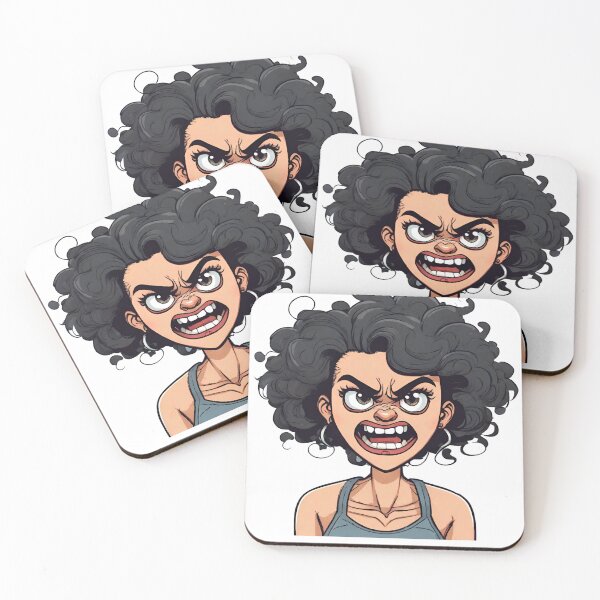 Item preview, The Angry Woman (No Text) designed and sold by TheCaveTroll.