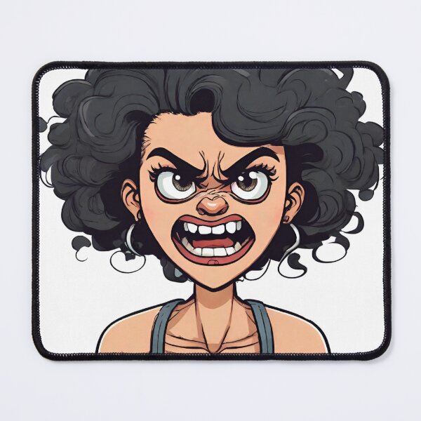 Item preview, The Angry Woman (No Text) designed and sold by TheCaveTroll.