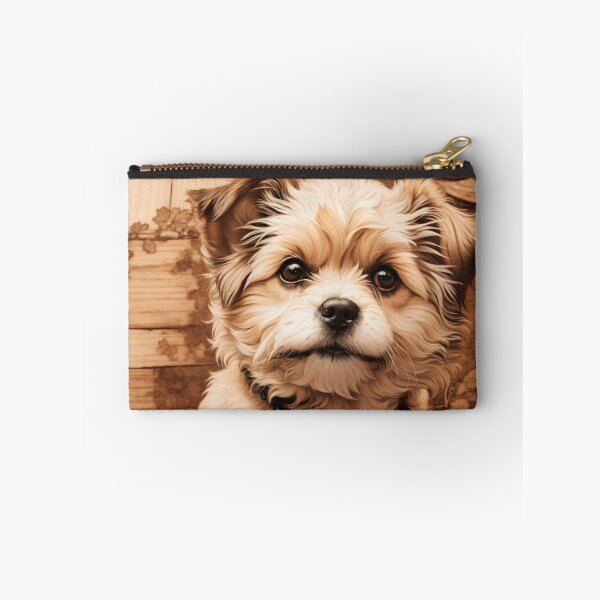 Item preview, Shih Poo: The Endearing Charm of Wood (Pyro Pets Art - 073) designed and sold by pyropetsart.