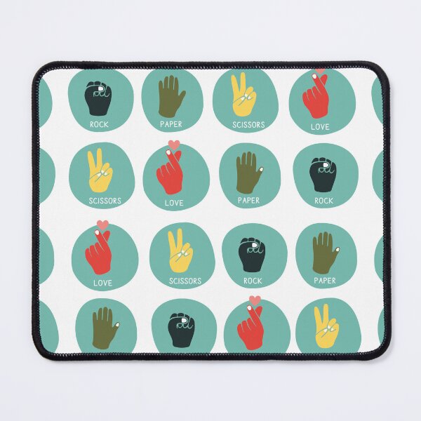 Item preview, Groovy Rock, Paper, Scissors Love Illustration - For the Retro Romantic designed and sold by PauRicart.