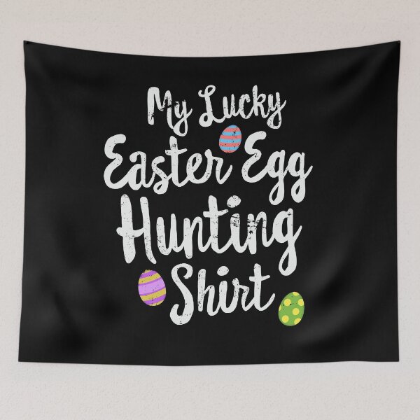 Item preview, Funny Easter Shirts For Kids My Lucky Easter Egg Hunting Tee designed and sold by 14thFloor.