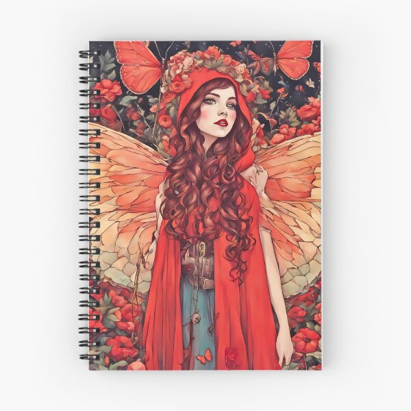 Item preview, Reyna - Autumn Abstract Fairy in Red designed and sold by FaerieFusion.