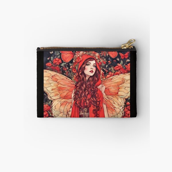 Item preview, Reyna - Autumn Abstract Fairy in Red designed and sold by FaerieFusion.