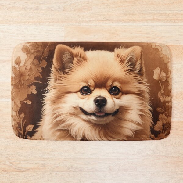 Item preview, Pomeranian: The Spirited Charm of Wood (Pyro Pets Art - 076) designed and sold by pyropetsart.