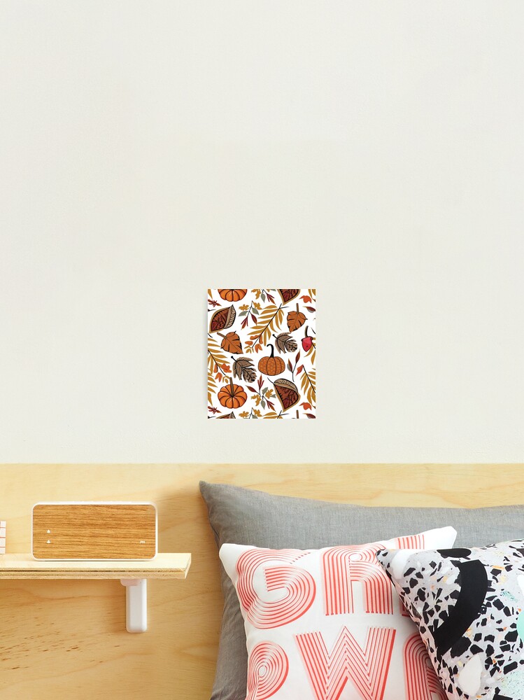 Thumbnail 2 of 3, Photographic Print, Autumn Abstract Pattern designed and sold by PatternDesign91.