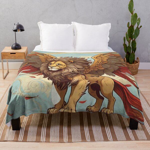 Item preview, The Winged Lion 01 designed and sold by AIfolklore.
