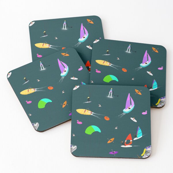 Item preview, Water Sports Pattern designed and sold by Remy-and-Clyde.