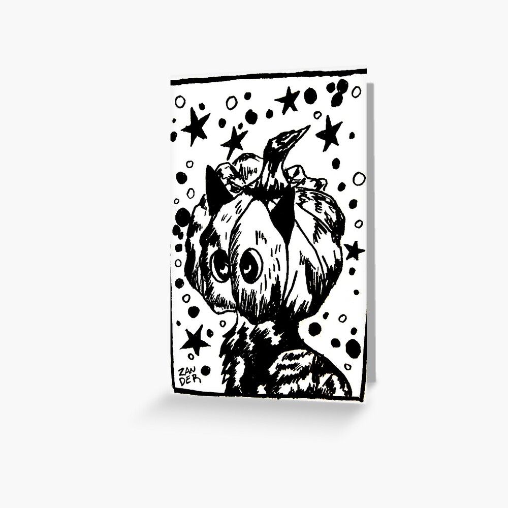 Item preview, Greeting Card designed and sold by planetzander.