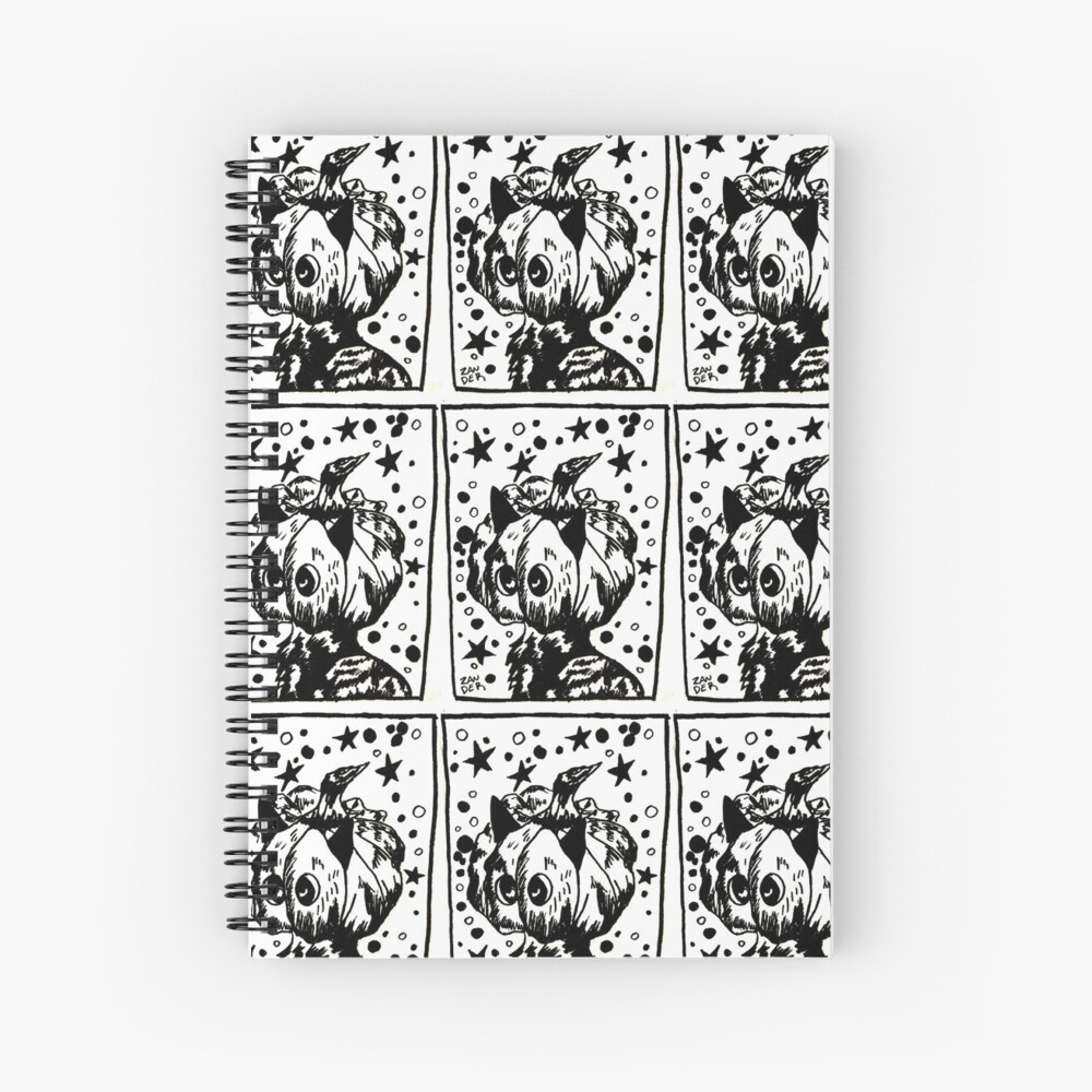 Item preview, Spiral Notebook designed and sold by planetzander.