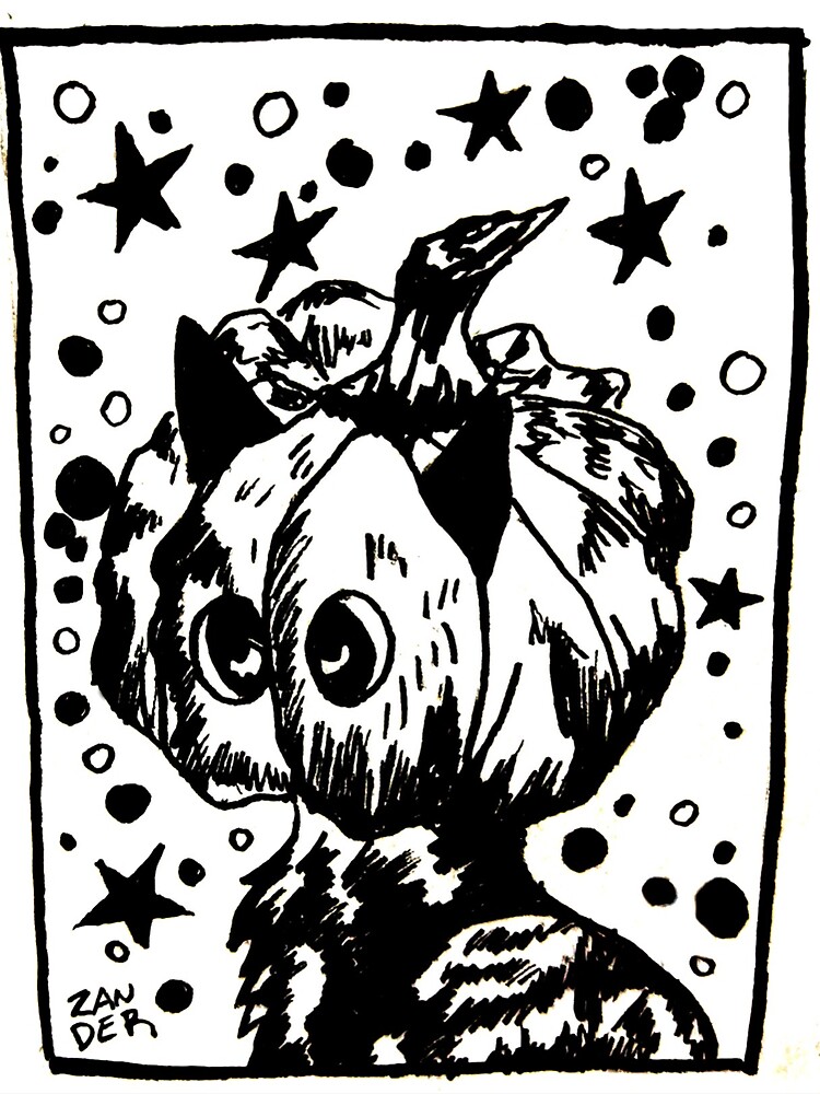 Thumbnail 3 of 3, Sticker, Pumpkin cat designed and sold by planetzander.