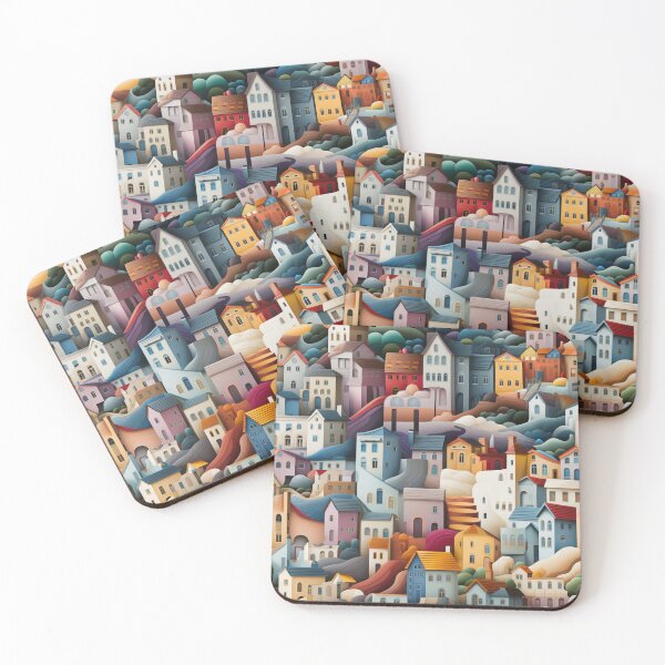 Item preview, Cityscape Mural designed and sold by Abralacazamra.