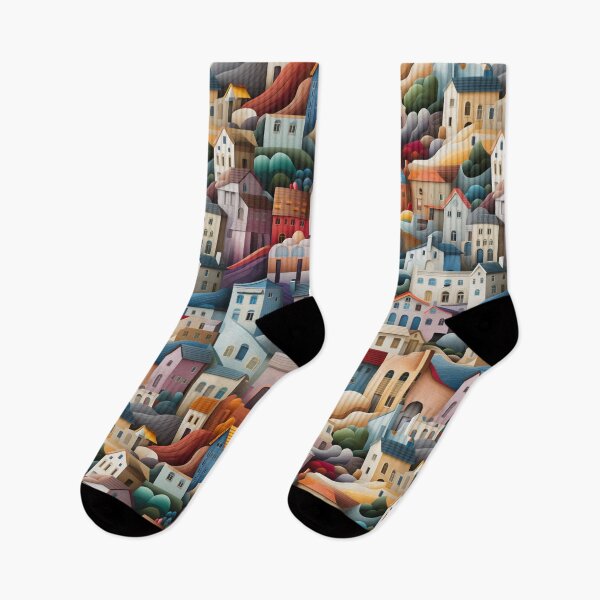 Item preview, Cityscape Mural designed and sold by Abralacazamra.