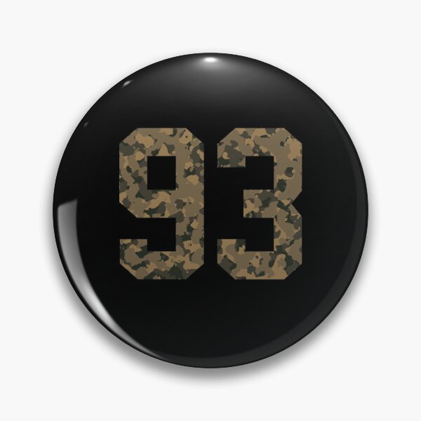 Item preview, Army Camouflage Number 93 - Sports Numbers designed and sold by NECHSTORE.