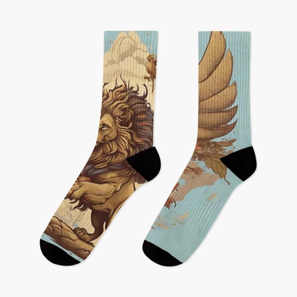 Item preview, The Winged Lion 02 designed and sold by AIfolklore.