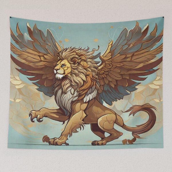 Item preview, The Winged Lion 03 designed and sold by AIfolklore.