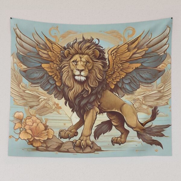 Item preview, The Winged Lion 04 designed and sold by AIfolklore.