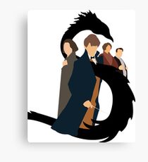 Fantastic Beastly Potter Canvas Print