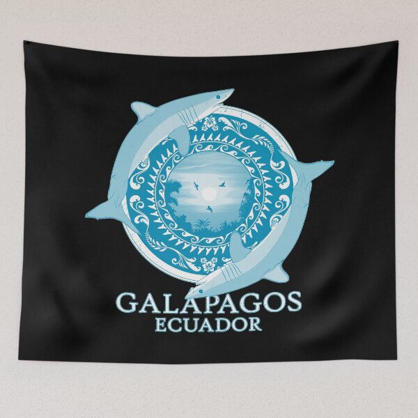 Item preview, Mako shark Galapagos Ecuador designed and sold by NicGrayGraphic.