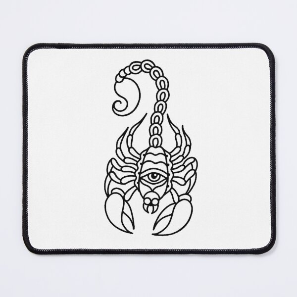 Item preview, cool scorpion design with eye designed and sold by BrontesWhimsyStore.