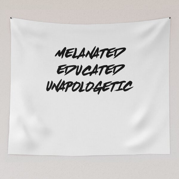 Item preview, Melanated Educated Unapologetic designed and sold by TeeTimeGuys.