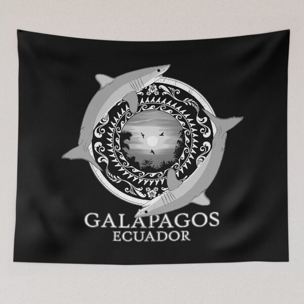 Item preview, Mako shark Galapagos Ecuador designed and sold by NicGrayGraphic.