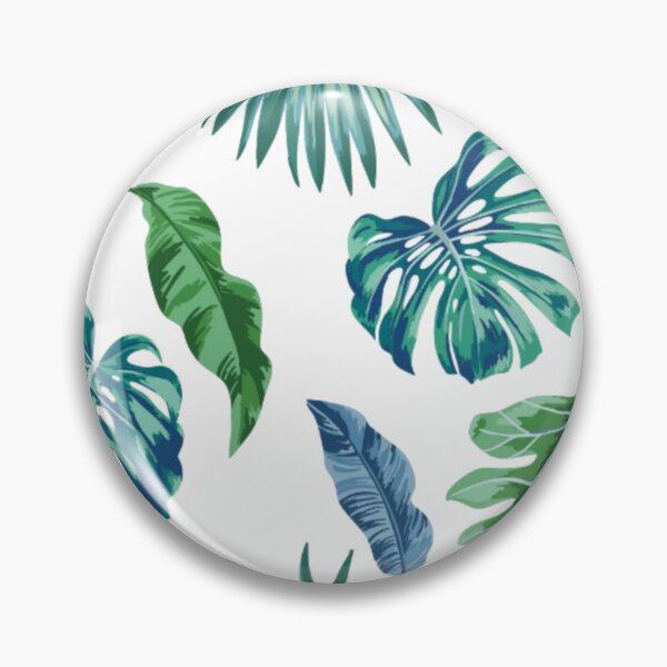Item preview, Tropical leaves pattern  designed and sold by trollslivehere.