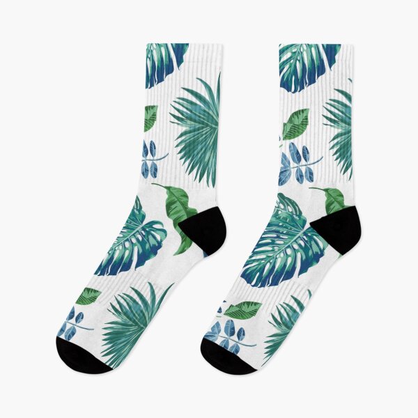 Item preview, Tropical leaves pattern  designed and sold by trollslivehere.