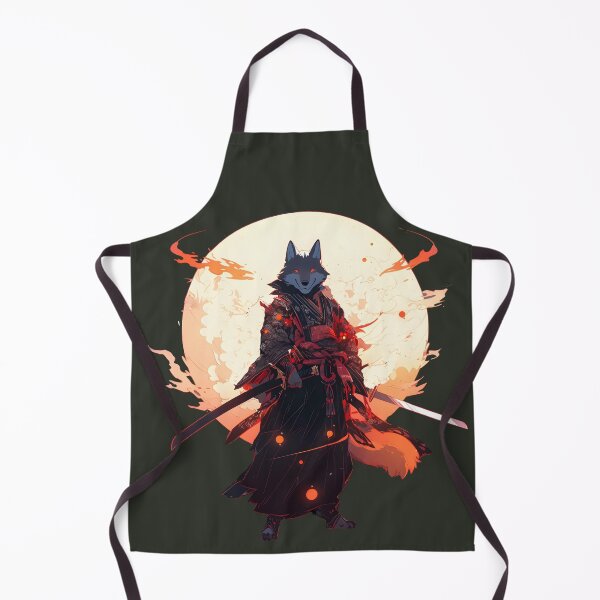 Item preview, Samurai Wolf Japanese Anime Okami designed and sold by LynZorArts.