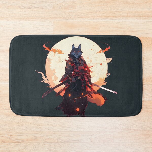 Item preview, Samurai Wolf Japanese Anime Okami designed and sold by LynZorArts.